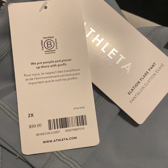 Athleta Elation Flare Pant // minimalist grey - Picture 5 of 6